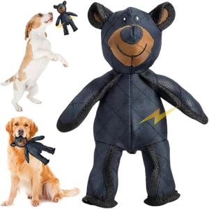 Indestructible Dog Bear Toy for Heavy Chewers