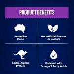 Kangaroo Jerky Strips for Dogs 165g