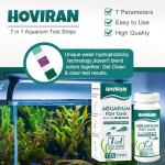 7-in-1 Aquarium Test Strips for Freshwater & Saltwater