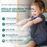 7-in-1 Aquarium Test Strips for Freshwater & Saltwater