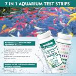 7-in-1 Aquarium Test Strips for Freshwater & Saltwater