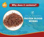 Boltz Freeze Dried Blood Worms Fish Food 25g