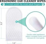 Mumoo Bear 50 Pcs Soft Pet Ear Wipes