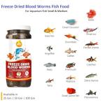 Boltz Freeze Dried Blood Worms Fish Food 25g