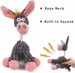 3 Pack Squeaky Plush Chew Toys for Dogs