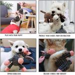 3 Pack Squeaky Plush Chew Toys for Dogs
