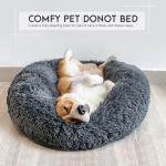 Fluffy Donut Bed for Large Dogs and Cats