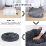 Fluffy Donut Bed for Large Dogs and Cats