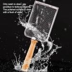 Stainless Steel Litter Scoop with Wooden Handle