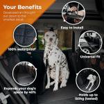 Dog Car Seat Cover, Waterproof Back Seat Hammock
