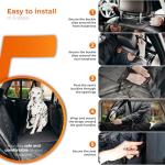 Dog Car Seat Cover, Waterproof Back Seat Hammock