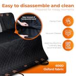 Dog Car Seat Cover, Waterproof Back Seat Hammock