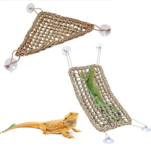 Bearded Dragon Hammock with Suction Cups - 2 Pack