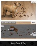 Absorbent Dog Feeding Mat for Food & Water