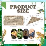 Bearded Dragon Hammock with Suction Cups - 2 Pack