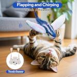 Interactive Flappy Fish Cat Toy with Catnip