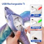 Interactive Flappy Fish Cat Toy with Catnip