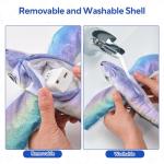 Interactive Flappy Fish Cat Toy with Catnip