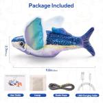 Interactive Flappy Fish Cat Toy with Catnip