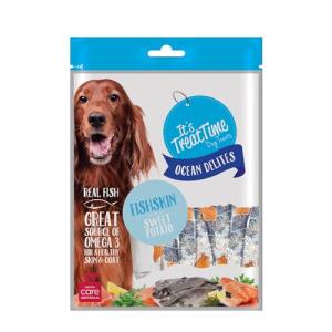 Ocean Delites Fishskin and Sweet Potato Dog Treats