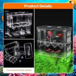 Large Aquarium Fish Breeding Box with Divider
