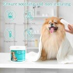 Mumoo Bear 50 Pcs Soft Pet Ear Wipes