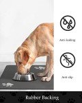 Absorbent Dog Feeding Mat for Food & Water