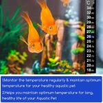 Fish Tank Thermometer Temperature Strip - Dual Scale