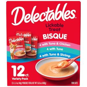 Lickable Cat Treats Bisque - Chicken, Tuna, Shrimp