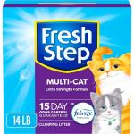Fresh Step Multi-Cat Clumping Cat Litter, 14 lb