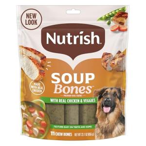 Nutrish Soup Bones Dog Chews with Chicken & Veggies