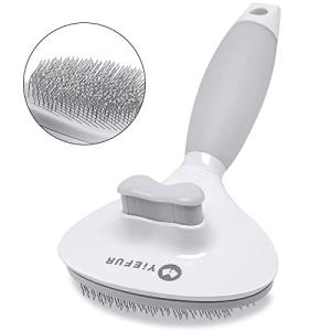 Self-Cleaning Cat Brush for Shedding and Grooming