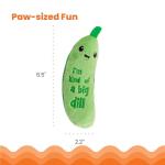 Crunchy Pickle Kicker Catnip Toy for Bunnies