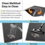 Pieviev Waterproof Cat Litter Trapping Mat - Gray