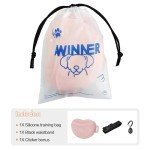 AWINNER Dog Treat Pouch with Adjustable Belt - Pink