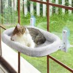 Cordless Cat Window Perch with Strong Suction Cups