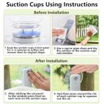 Cordless Cat Window Perch with Strong Suction Cups