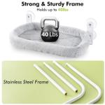 Cordless Cat Window Perch with Strong Suction Cups