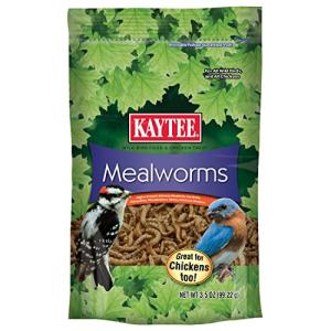 Kaytee Mealworms for Wild Birds 3.5 Ounce