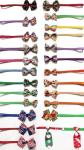25-Pack Adjustable Dog Bow Ties for All Occasions