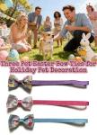 25-Pack Adjustable Dog Bow Ties for All Occasions