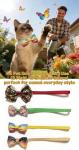 25-Pack Adjustable Dog Bow Ties for All Occasions
