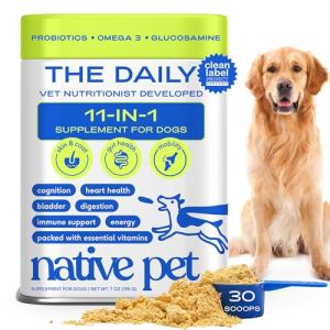 Native Pet Daily Dog Multivitamin Powder, 30 Scoops