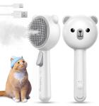 FEELNEEDY Rechargeable Cat Steam Brush for Grooming