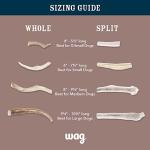 Wag Split Elk Antler for Aggressive Chewers