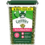 Greenies Natural Salmon Flavor Dental Treats for Cats