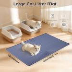 Extra Large Waterproof Cat Litter Mat, Grey