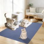 Extra Large Waterproof Cat Litter Mat, Grey