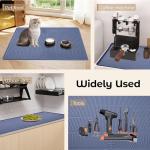 Extra Large Waterproof Cat Litter Mat, Grey