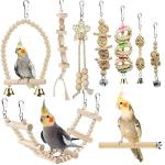 Colorful Parrot Swing and Climbing Perch Toys